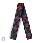 کمربند استاندارد ایگل سی مدل کشبافت ادونچر طرح قبیله‌ای قرمز آبی تیره