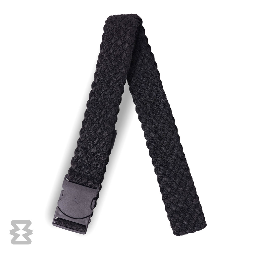 کمربند اسلیم ایگل سی مدل کشبافت بافت‌دار مشکی