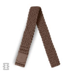 کمربند اسلیم ایگل سی مدل کشبافت بافت‌دار قهوه‌ای