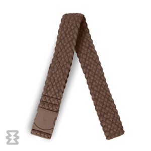 کمربند اسلیم ایگل سی مدل کشبافت بافت‌دار قهوه‌ای