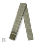 کمربند استاندارد ایگل سی مدل کشبافت بافت‌دار سبز زیتونی