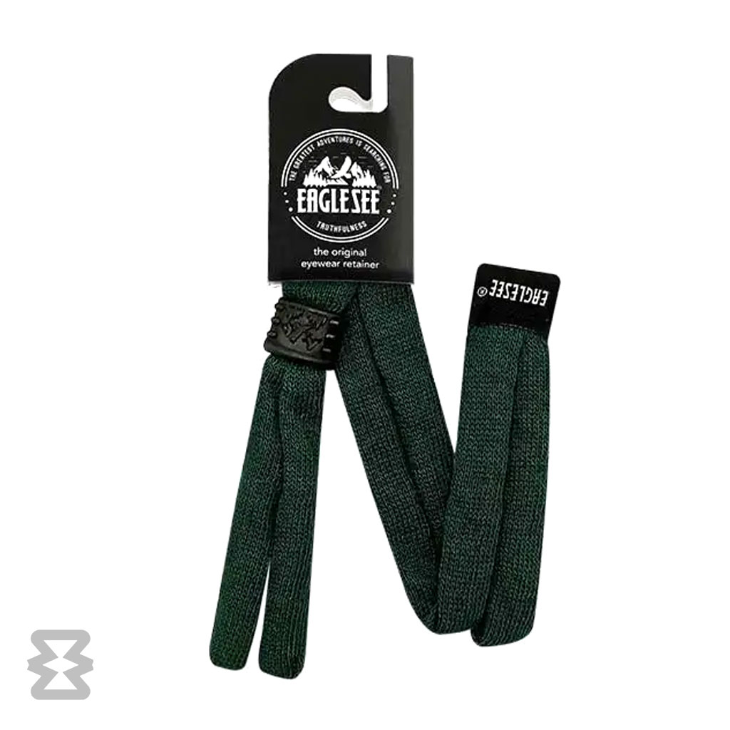 بند عینک ایگل سی مدل کتان ساده سبز تیره