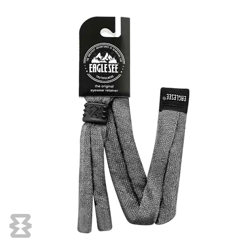 بند عینک ایگل سی مدل کتان ساده طوسی تیره