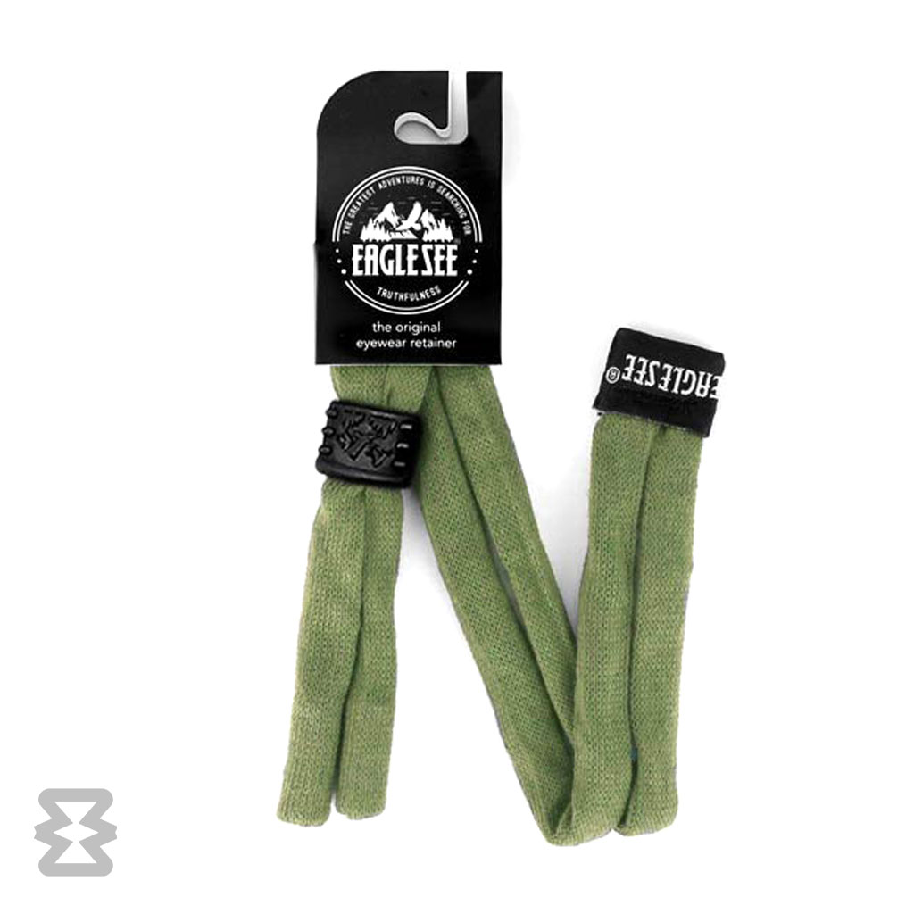 بند عینک ایگل سی مدل کتان ساده سبز زیتونی