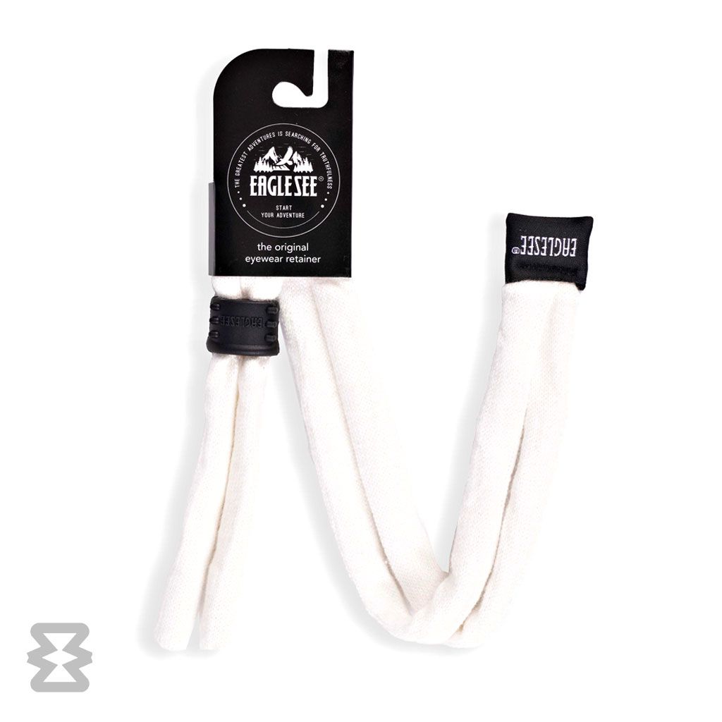بند عینک ایگل سی مدل کتان ساده سفید