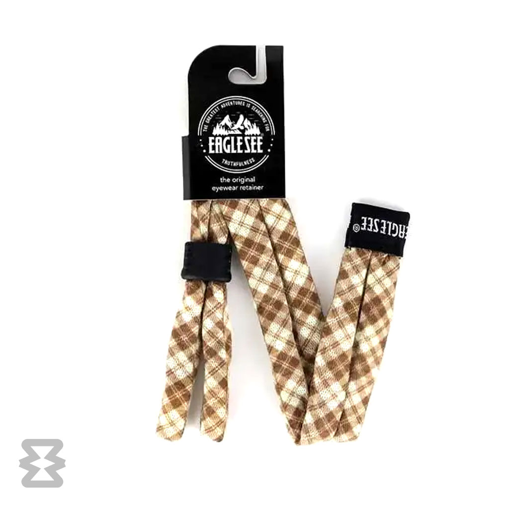 بند عینک ایگل سی مدل تارتان قهوه‌ای