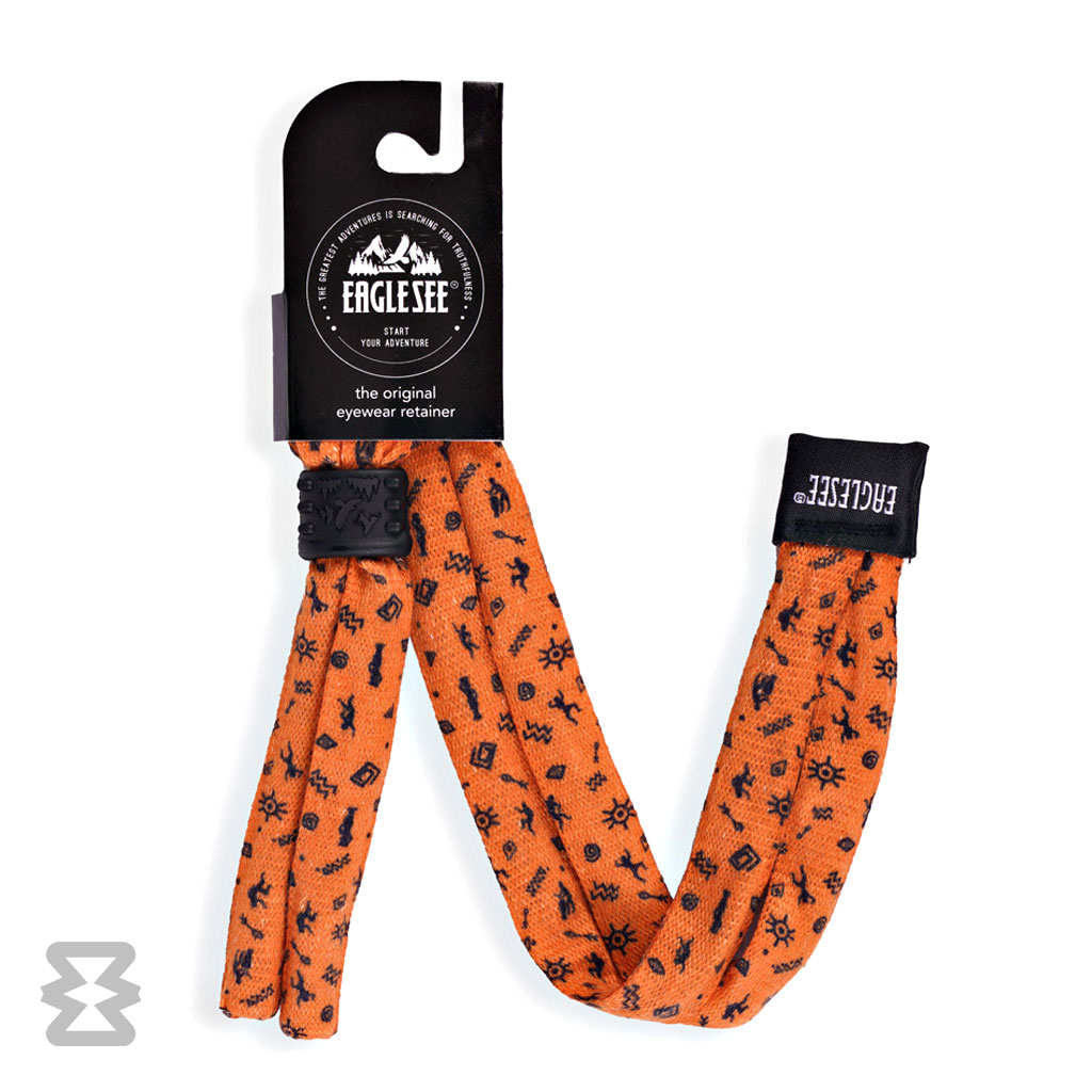 بند عینک ایگل سی مدل کتان طرح قبیله نارنجی