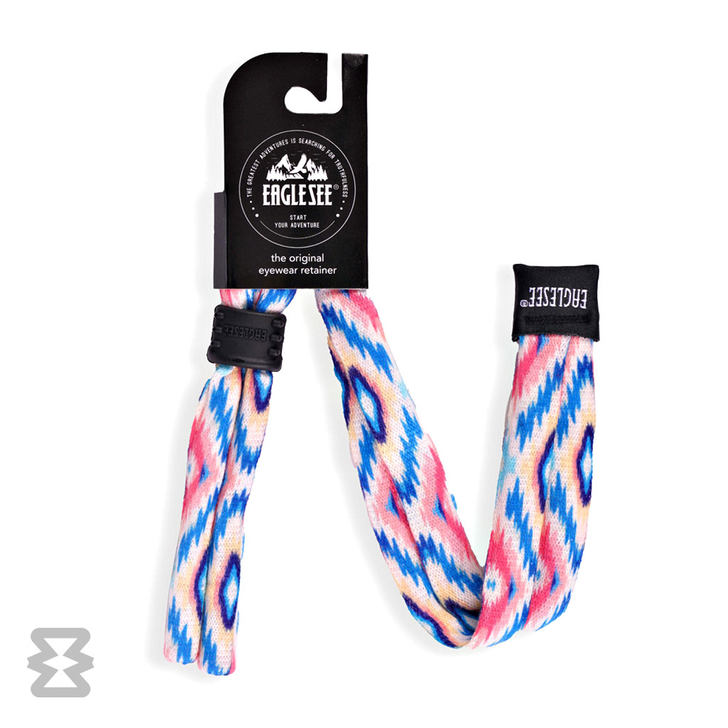 بند عینک ایگل سی مدل کتان طرح ایکات زنده