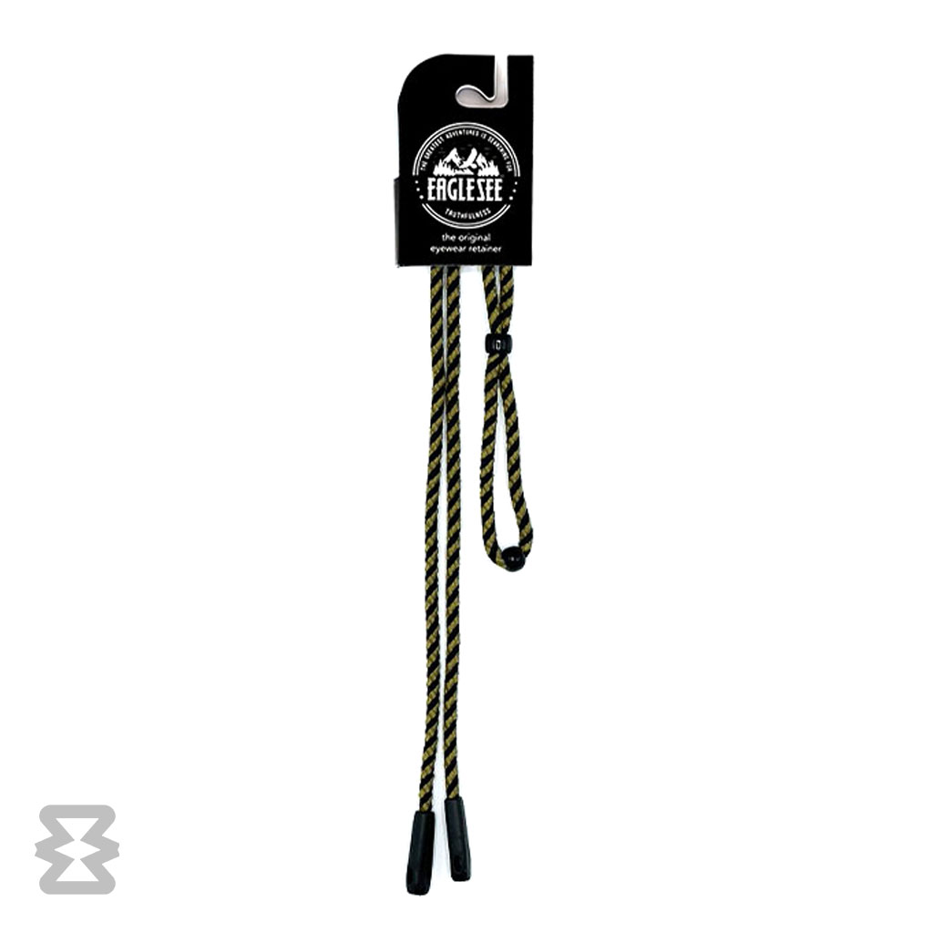 بند عینک ایگل سی مدل کُرد خطی مشکی-طلایی