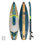 پدل برد هایکو مدل Blue Coast STD طرح چوب