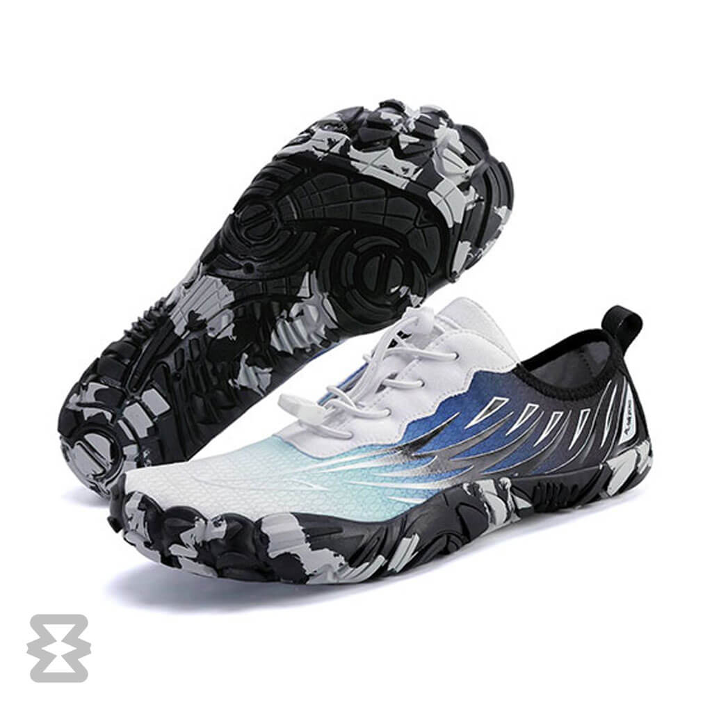 کفش آبی مردانه Plankzone مدل Deep Ocean رنگ سفید آبی