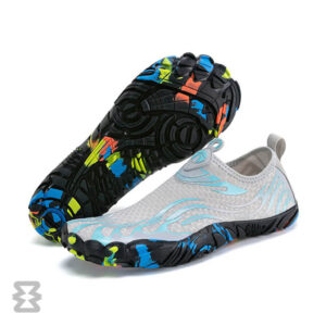 کفش آبی زنانه Plankzone مدل Leymar رنگ آبی طوسی