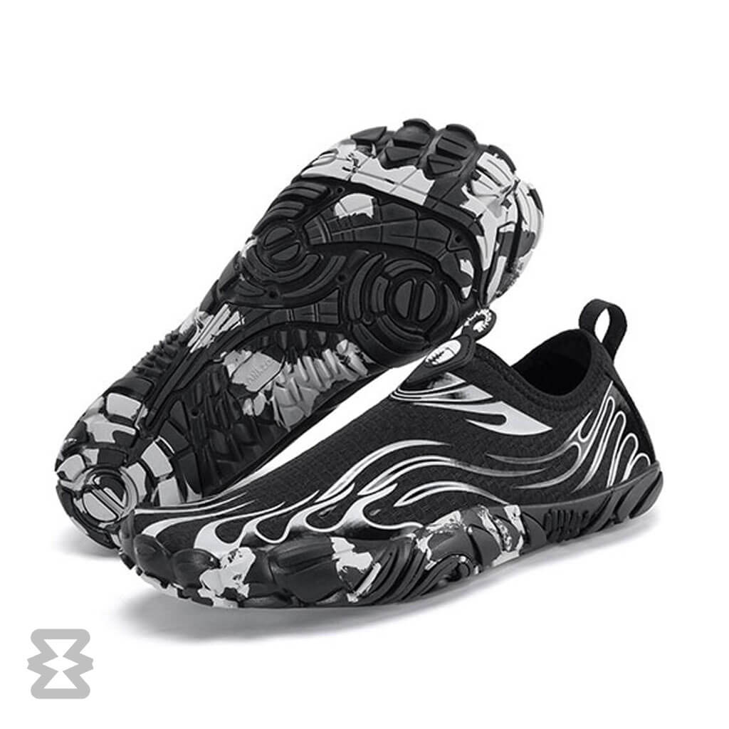 کفش آبی مردانه Plankzone مدل Leymar رنگ سفید مشکی