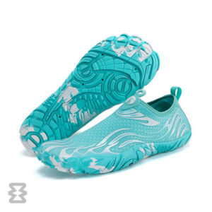 کفش آبی زنانه Plankzone مدل Leymar رنگ سفید آبی