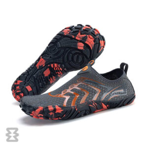 کفش آبی مردانه Plankzone مدل Reghez رنگ مشکی نارنجی