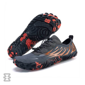 کفش آبی مردانه Plankzone مدل Deep Ocean رنگ طوسی نارنجی