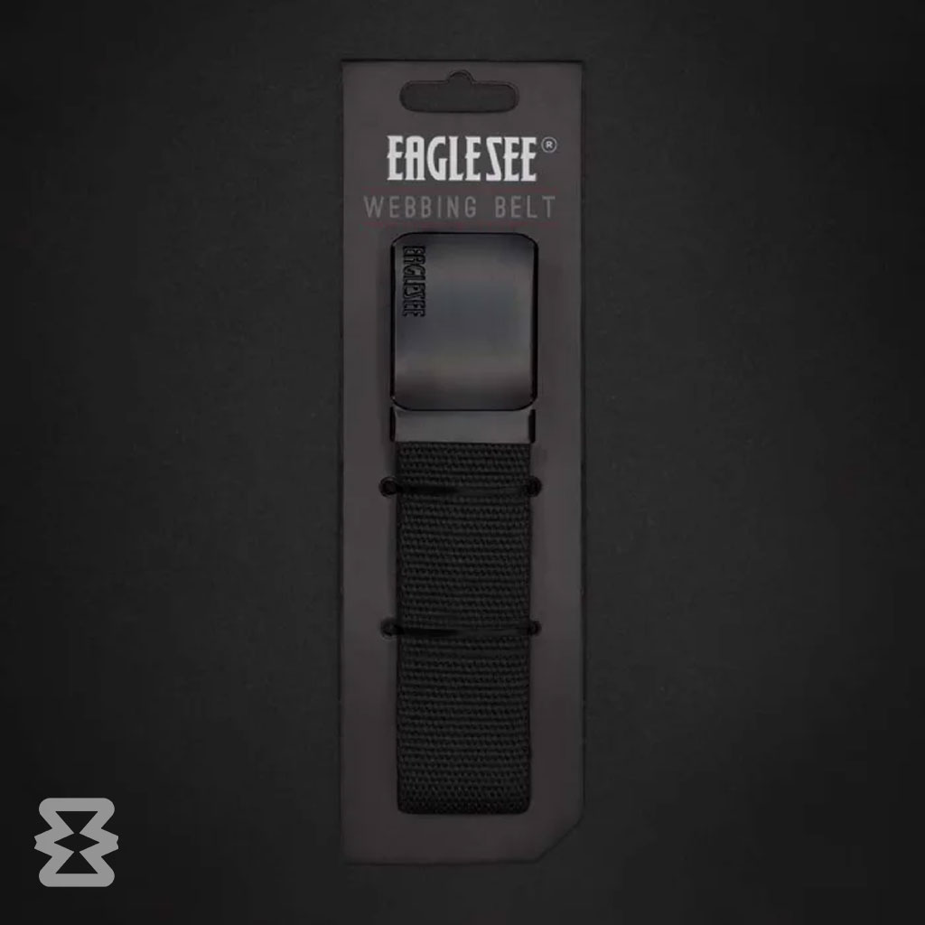 کمربند ایگل سی مدل مشکی ساده