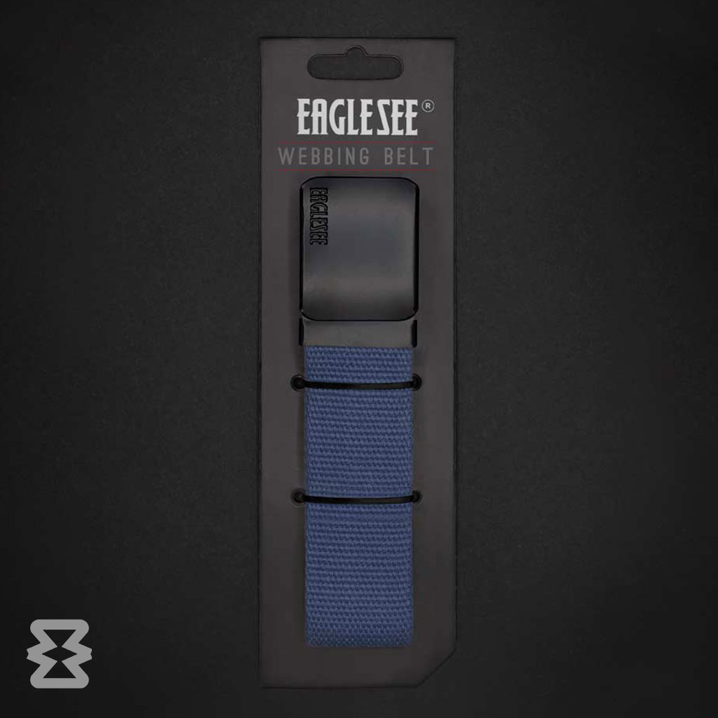کمربند ایگل سی مدل آبی ساده