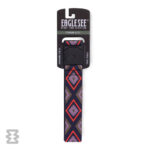 کمربند استاندارد ایگل سی مدل کشبافت ادونچر طرح قبیله‌ای قرمز آبی تیره