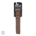 کمربند استاندارد ایگل سی مدل کشبافت بافت‌دار قهوه‌ای