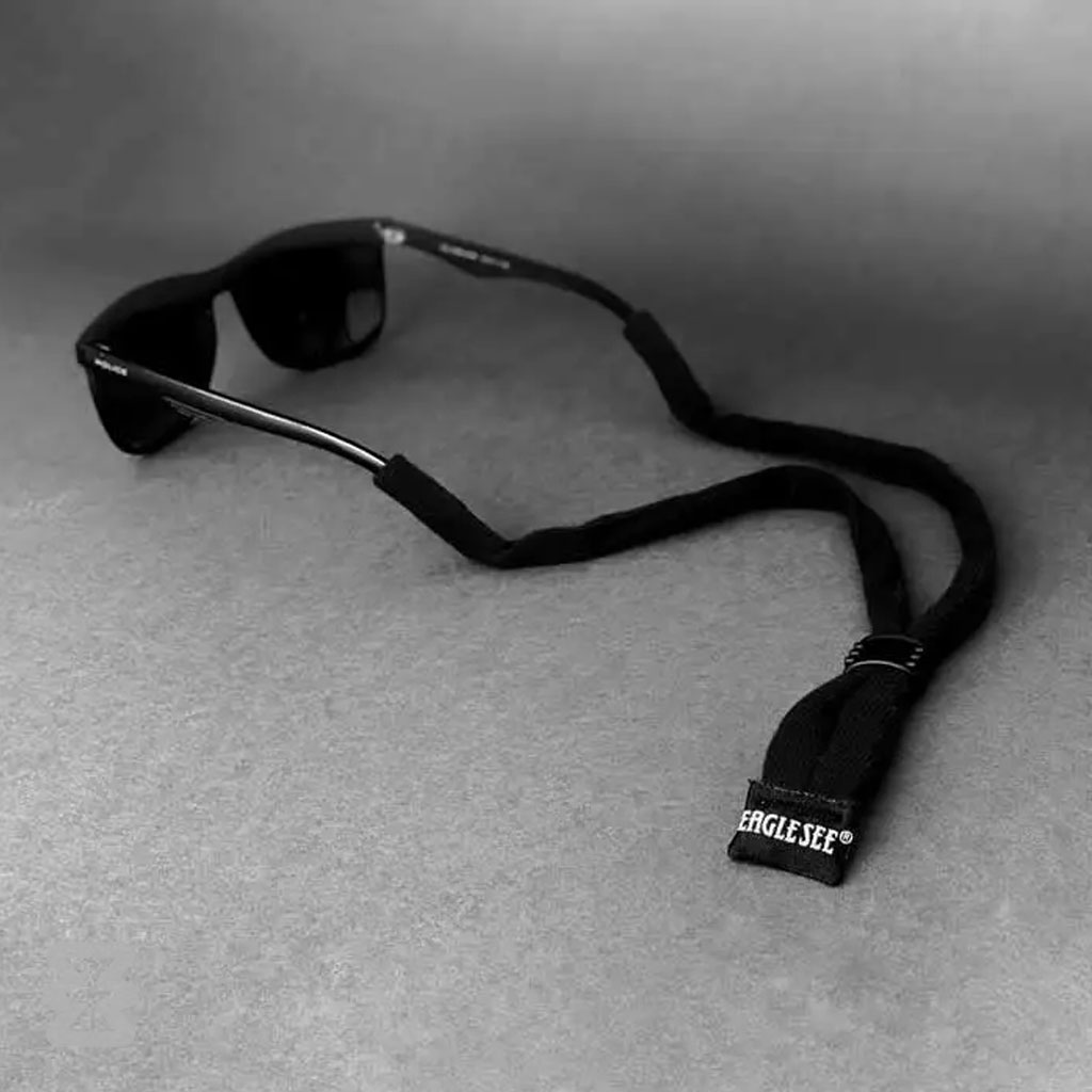 بند عینک ایگل سی مدل کتان ساده مشکی