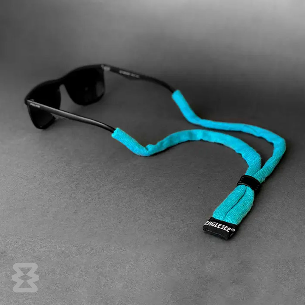 بند عینک ایگل سی مدل کتان ساده فیروزه‌ای