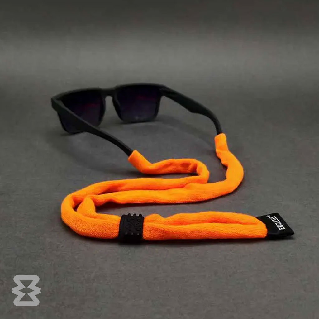 بند عینک ایگل سی مدل کتان ساده نارنجی