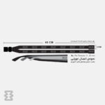 بند عینک ایگل سی مدل کتان ساده سبز زیتونی