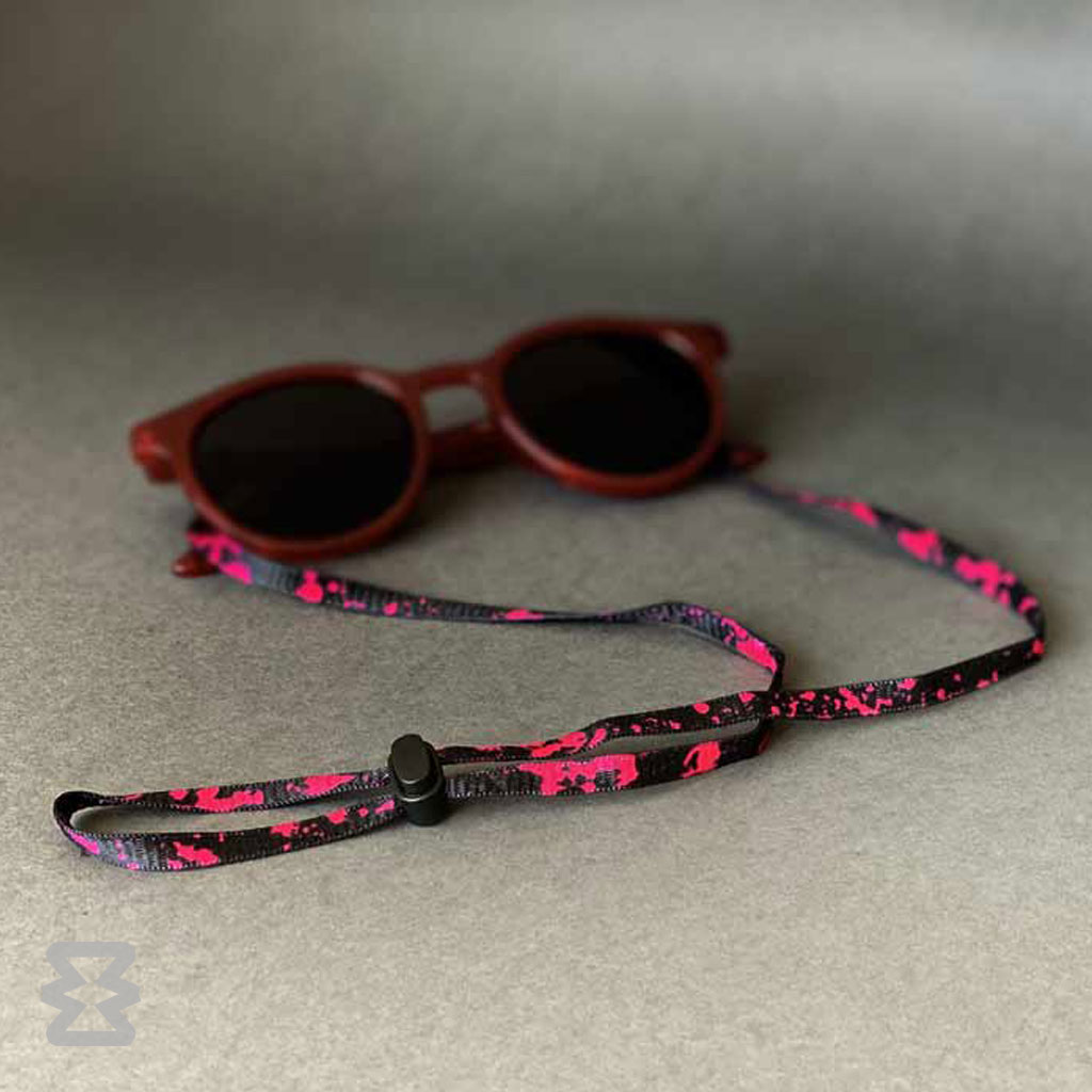 بند عینک ایگل سی مدل اسلیم طرح مشکی و صورتی