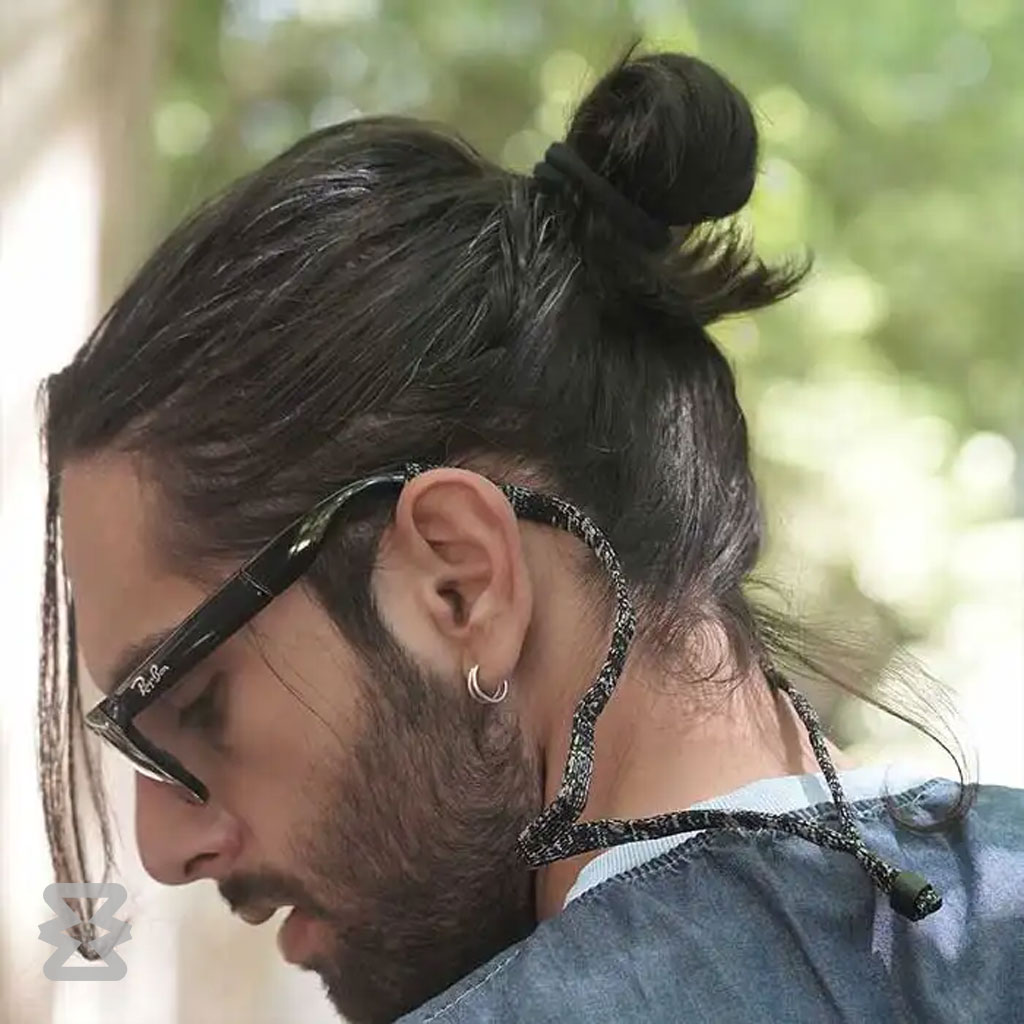 بند عینک ایگل سی مدل چریکی سفید-مشکی