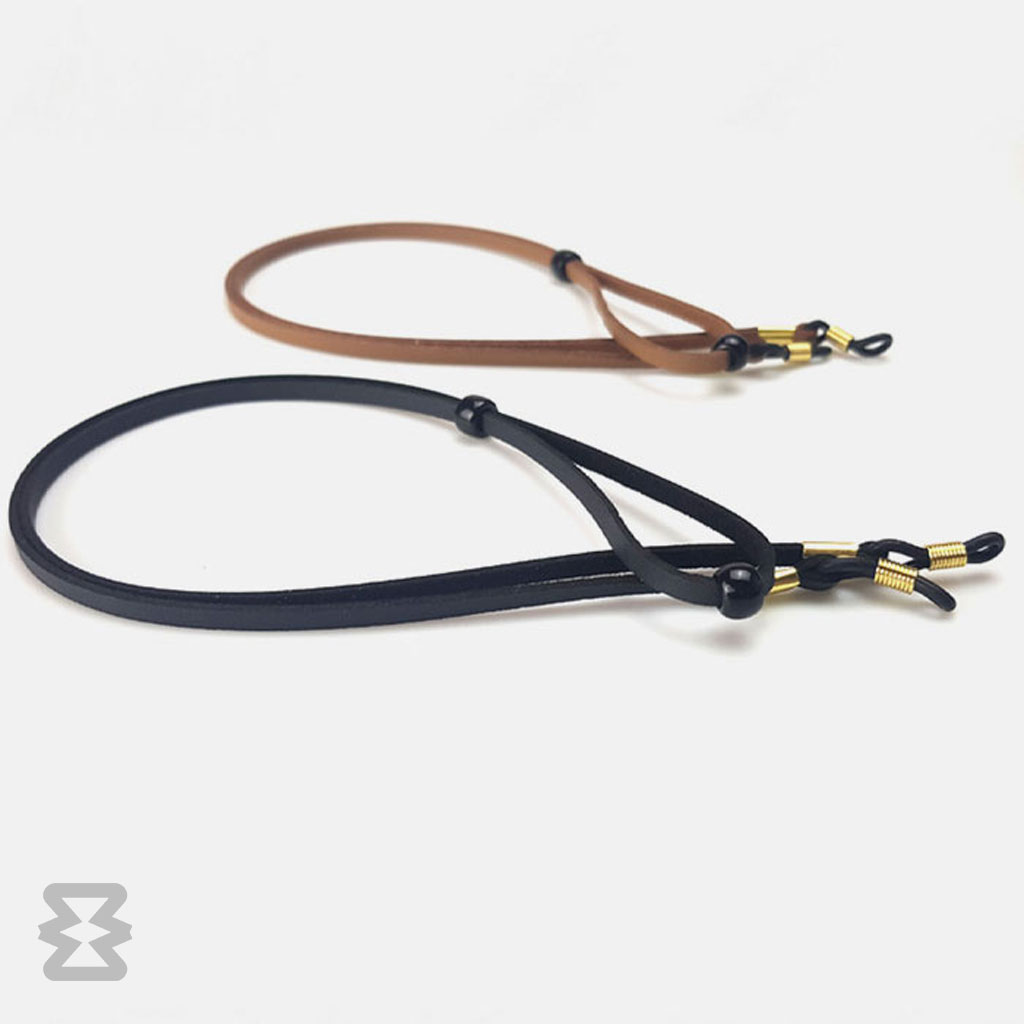 بند عینک ایگل سی مدل چرم کلاسیک قهوه‌ای