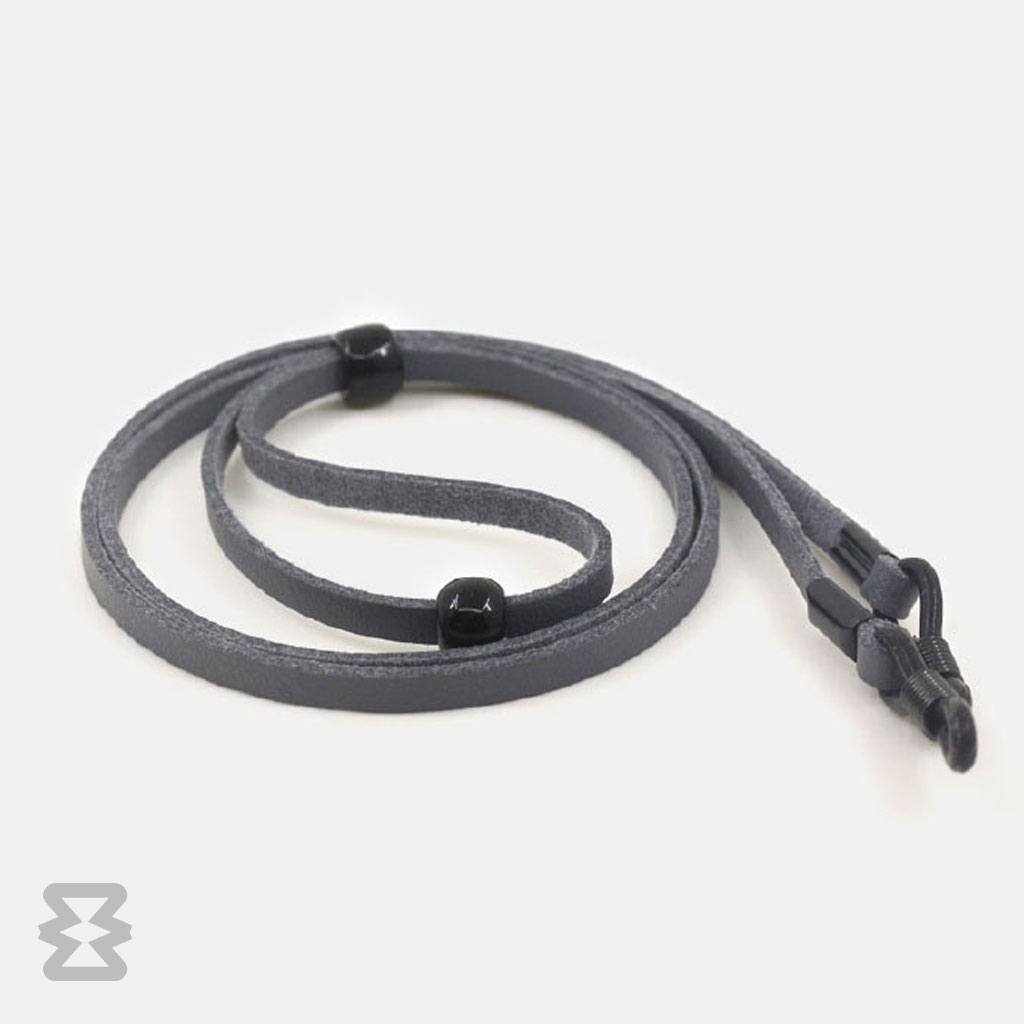 بند عینک ایگل سی مدل چرم کلاسیک طوسی تیره