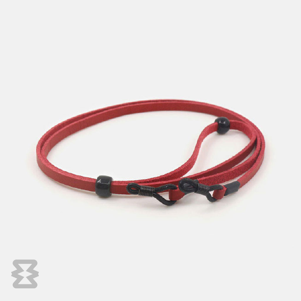 بند عینک ایگل سی مدل چرم کلاسیک قرمز