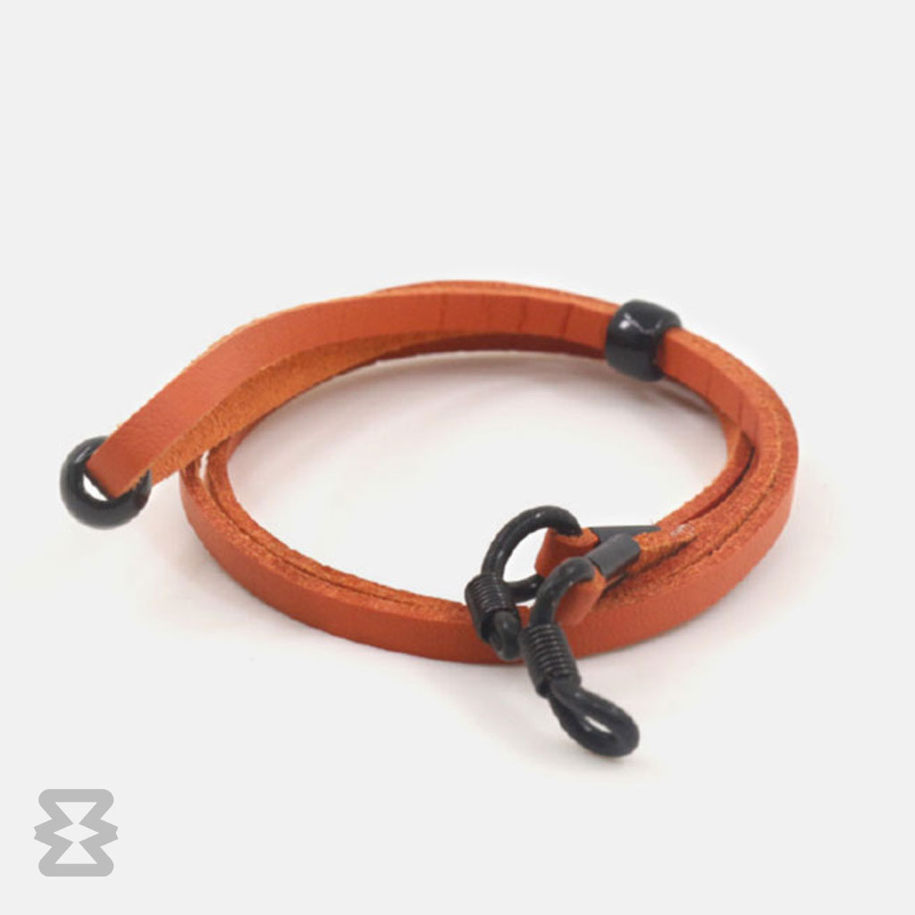 بند عینک ایگل سی مدل چرم کلاسیک نارنجی