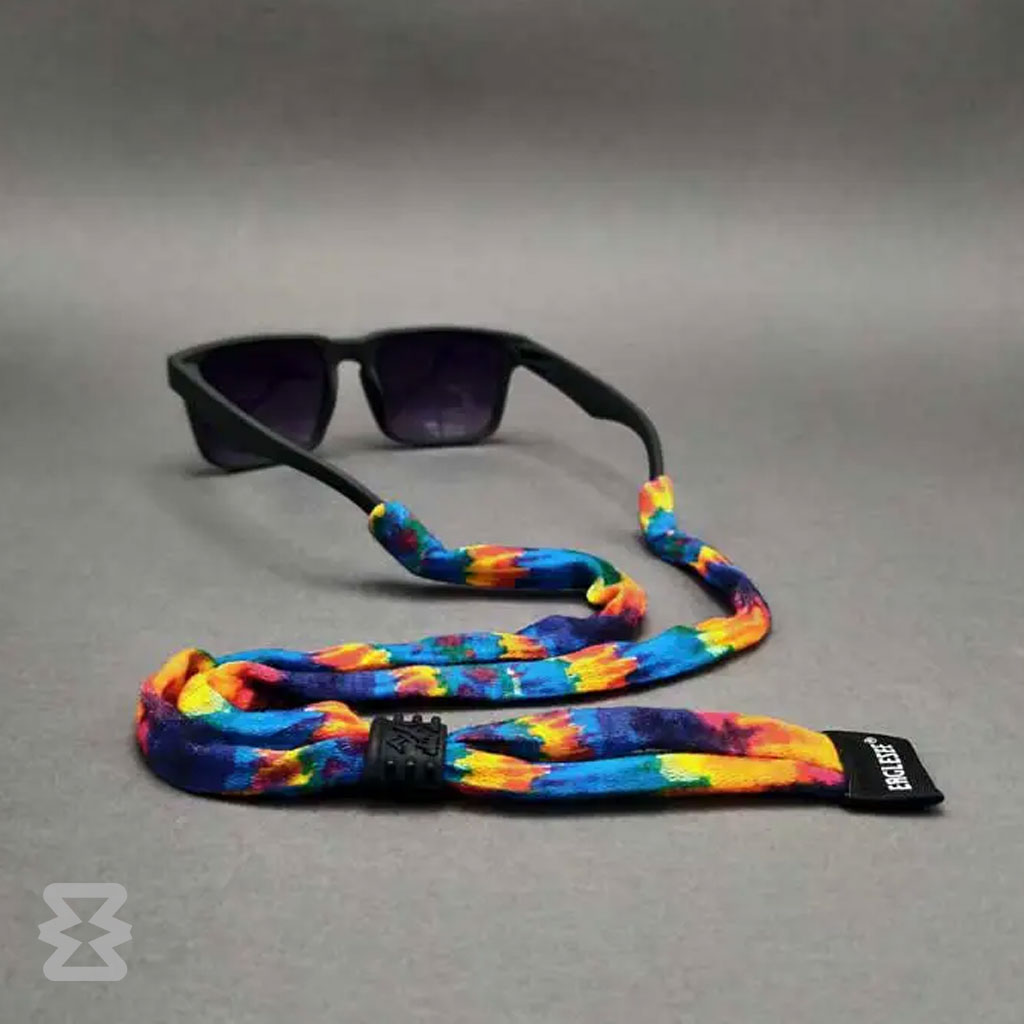 بند عینک ایگل سی مدل کتان طرح رنگین‌کمان