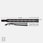 بند عینک ایگل سی مدل کتان طرح لوزی رنگین‌کمانی