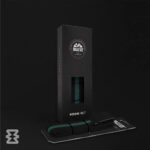 کمربند ایگل سی مدل خط‌دار مشکی–سبز