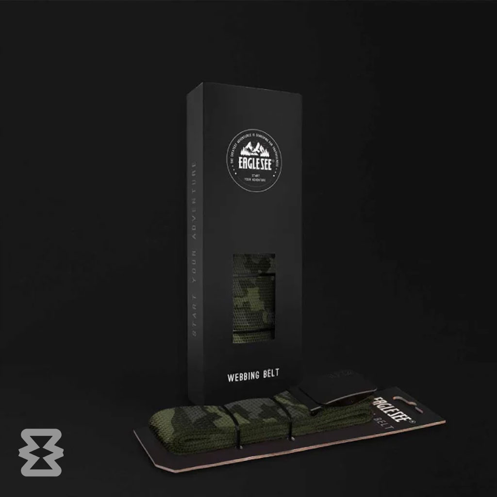 کمربند ایگل سی مدل طرح‌دار سبز چریکی