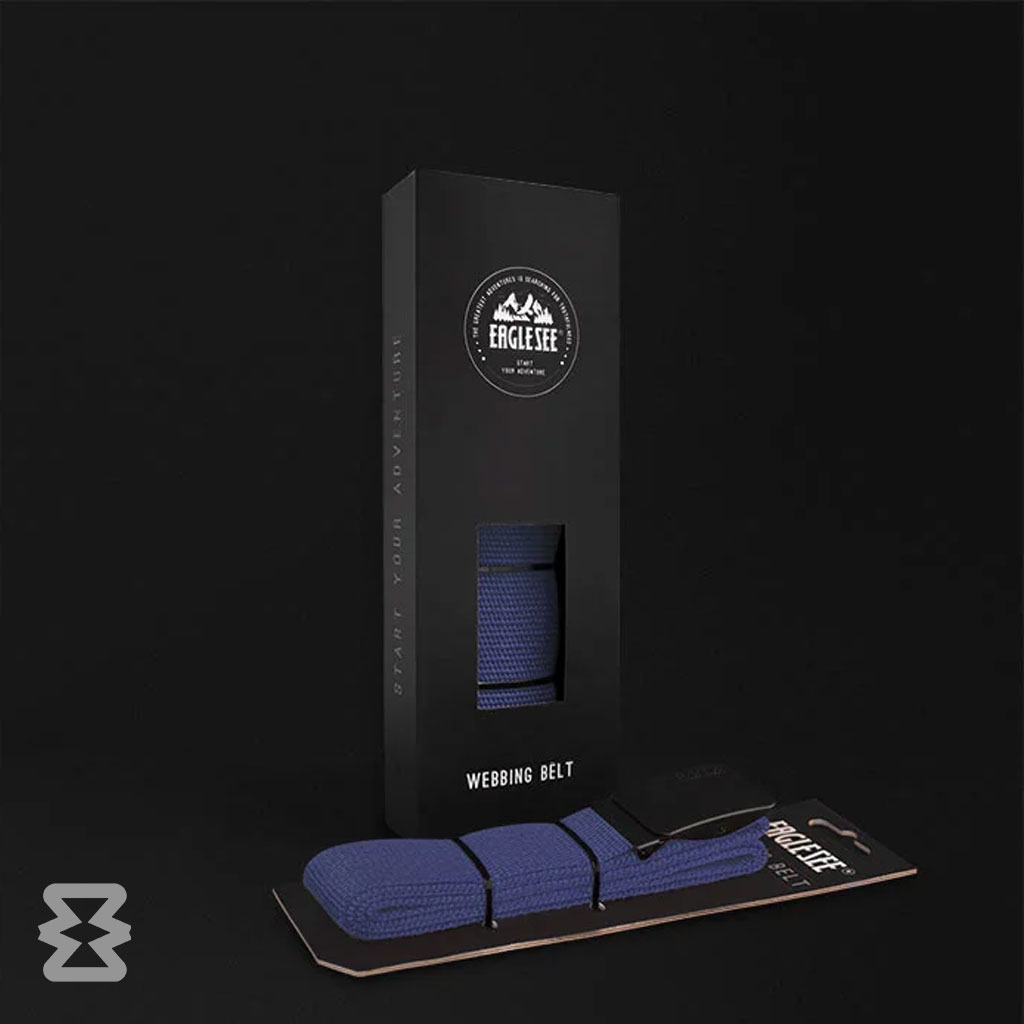کمربند ایگل سی مدل آبی ساده