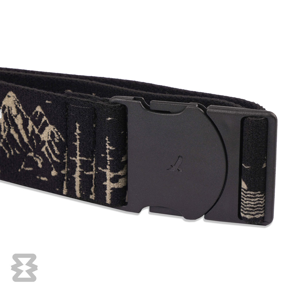 کمربند استاندارد ایگل سی مدل کشبافت ادونچر طرح جنگل سبز مشکی