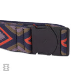 کمربند استاندارد ایگل سی مدل کشبافت ادونچر طرح قبیله‌ای قرمز آبی تیره