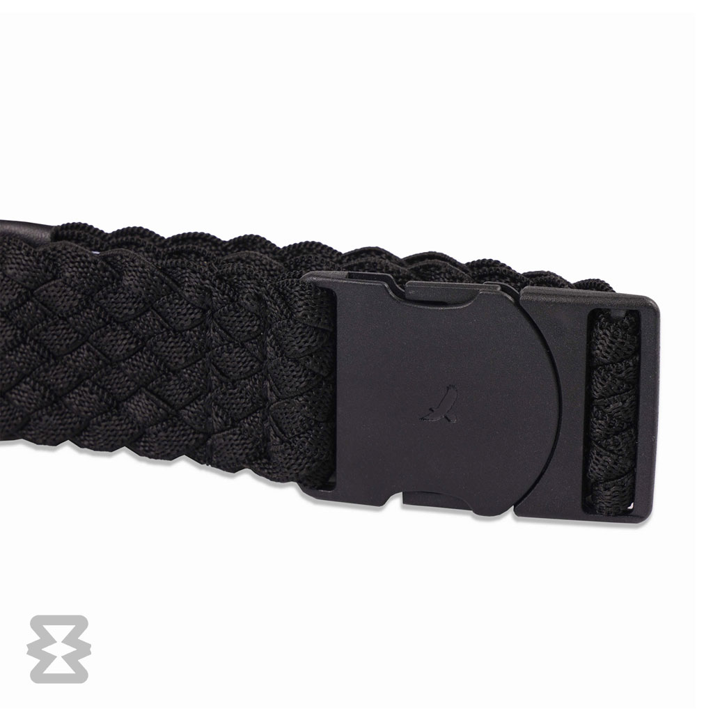 کمربند اسلیم ایگل سی مدل کشبافت بافت‌دار مشکی