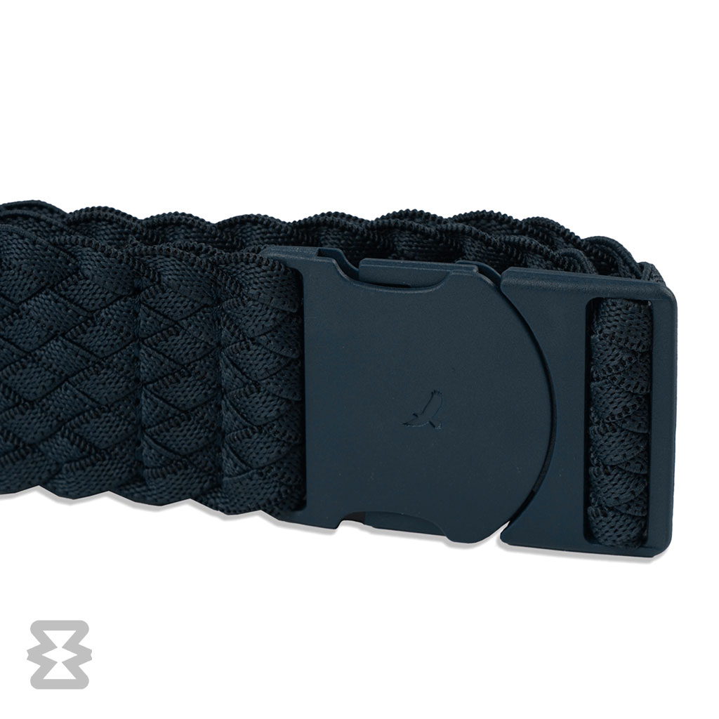 کمربند استاندارد ایگل سی مدل کشبافت بافت‌دار سرمه‌ای