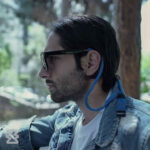 بند عینک ایگل سی مدل کتان ساده آبی