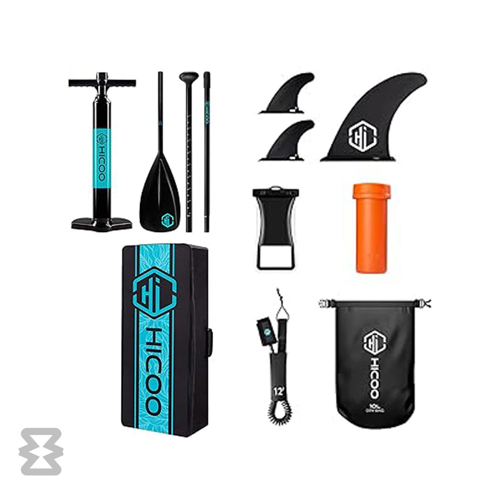 پدل برد هایکو مدل Blue Coast STD طرح چوب