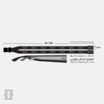 بند عینک ایگل سی مدل کتان طرح انتزاعی بنفش