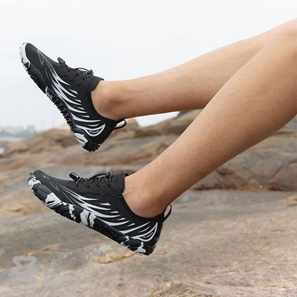 کفش آبی مردانه Plankzone مدل Deep Ocean رنگ سفید مشکی