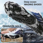 کفش آبی مردانه Plankzone مدل Deep Ocean رنگ سفید آبی