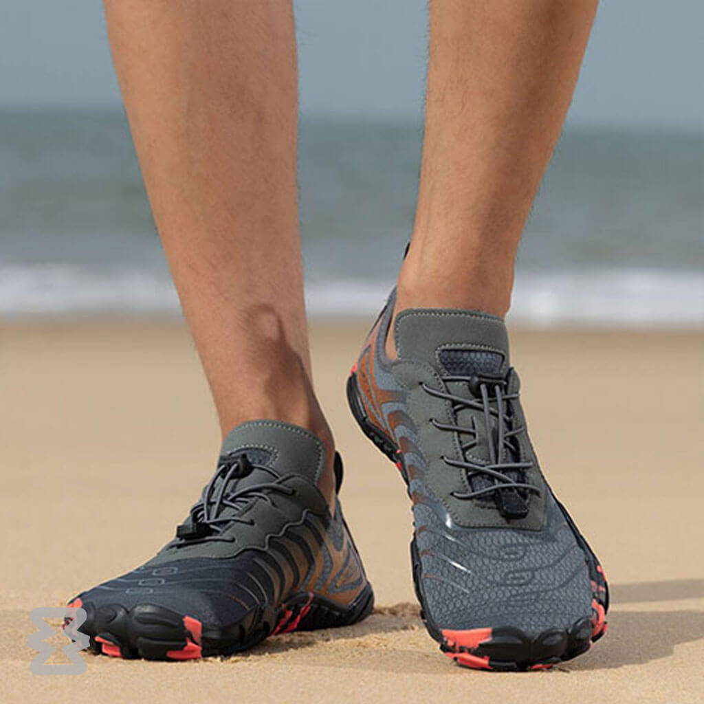 کفش آبی مردانه Plankzone مدل Atlas رنگ نارنجی مشکی