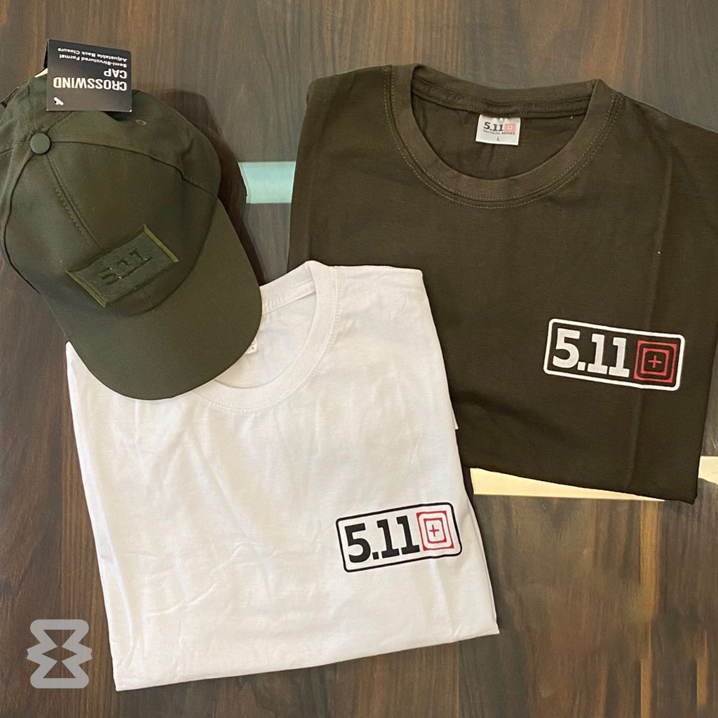 تیشرت آستین کوتاه 5.11 مدل بیسیک